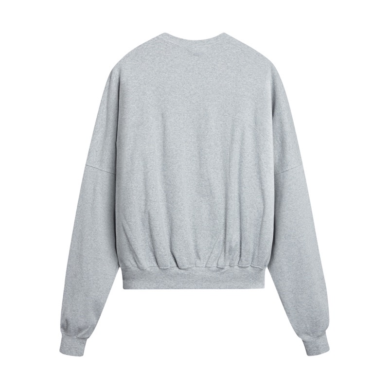 MEDISN - HEM BOXY SWEATER / LIGHT GREY