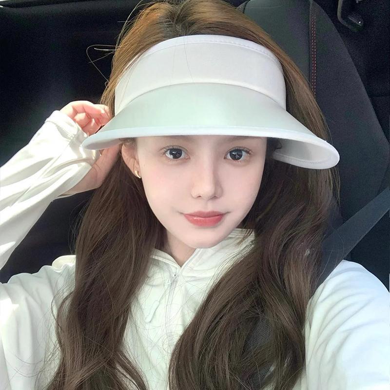 Mũ Lưỡi Trai Hở Chóp Che Phủ Toàn Diện Chống Tia Cực Tím Phong Cách Thể Thao Thời Trang Đi Biển Mùa Hè Cho Nữ