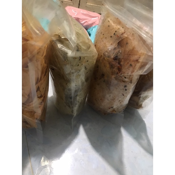 2 kg bánh tráng đủ vị: phomai, xike, rong biển, tôm chà bông