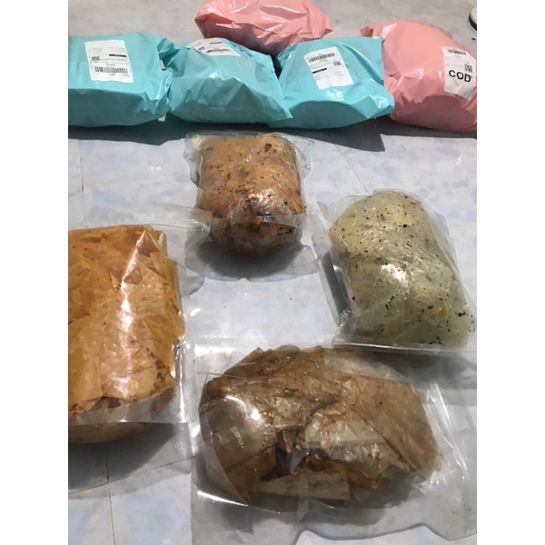 2 kg bánh tráng đủ vị: phomai, xike, rong biển, tôm chà bông