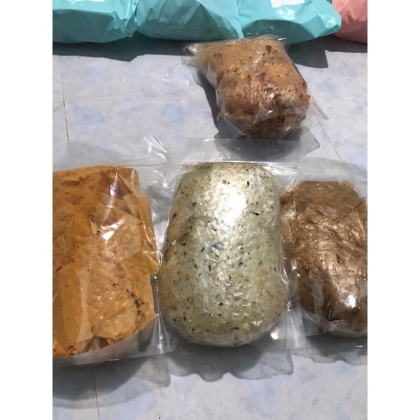 2 kg bánh tráng đủ vị: phomai, xike, rong biển, tôm chà bông