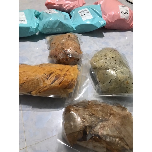 2 kg bánh tráng đủ vị: phomai, xike, rong biển, tôm chà bông