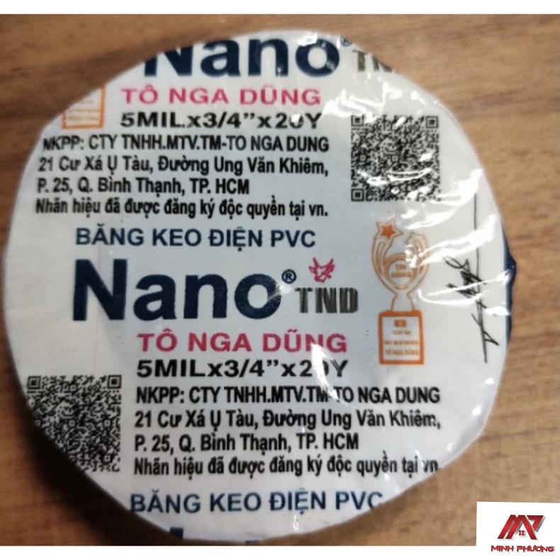 Băng keo điện. Băng keo đen thương hiệu NANO Đủ màu giá sỉ
