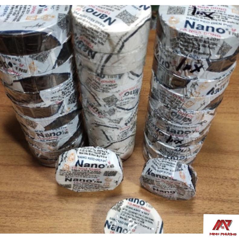 Băng keo điện. Băng keo đen thương hiệu NANO Đủ màu giá sỉ