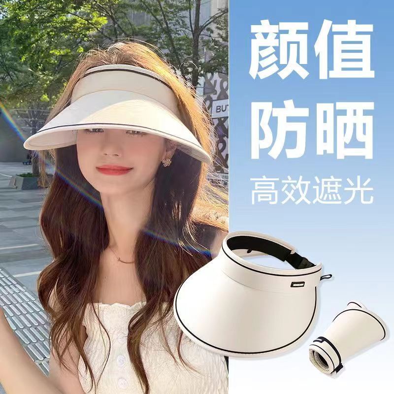 Mũ Lưỡi Trai Nửa Đầu Chống Nắng UPF50 + Chống Tia Cực Tím Gấp Gọn Được Thời Trang Mùa Hè