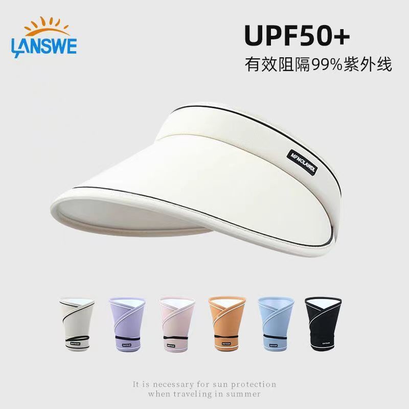 Mũ Lưỡi Trai Nửa Đầu Chống Nắng UPF50 + Chống Tia Cực Tím Gấp Gọn Được Thời Trang Mùa Hè