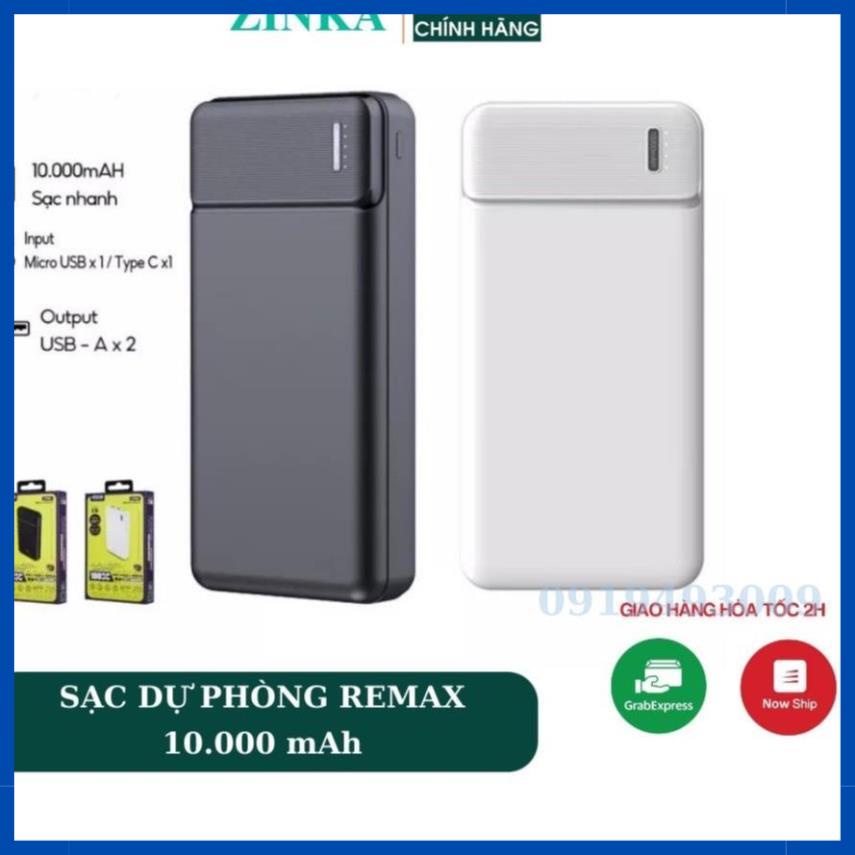 Sạc dự phòng REMAX 10.000mAh 2 cổng sạc nhanh cho các dòng máy Bảo hành 6 tháng TÀI SHOP
