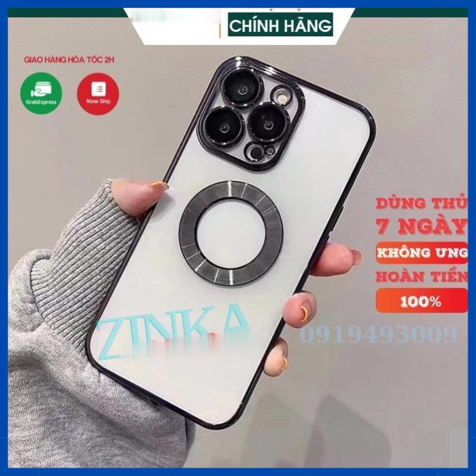 Ốp điện thoại nam châm 6D, Bảo vệ cam trong suốt, Viền xi nhôm, Bảo vệ toàn bộ máy cho 7/8/x/xsmax/11/12/13 TÀI SHOP