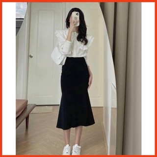 Chân váy đuôi cá nữ cạp cao chất tuyết mưa - váy nữ dáng ôm z030 trang stores