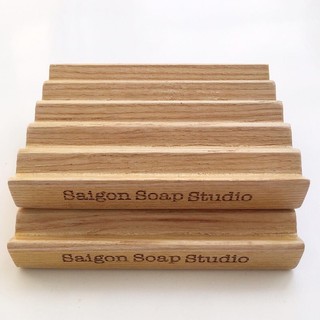 Khay đựng xà phòng Saigon Soap Studio, kệ đựng xà phòng chất liệu gỗ thân thiện môi trường