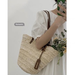 Túi cói phong cách Hàn Quốc