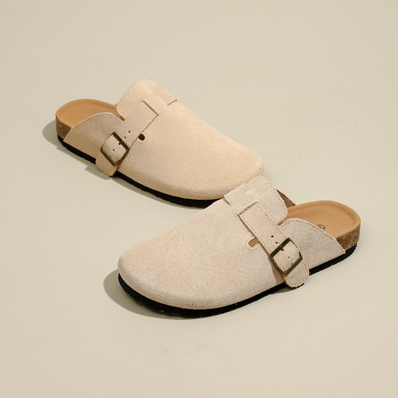 Dép Lười Đế Bằng Phong Cách Retro Mùa Xuân 2023 Mới Cho Phụ Nữ Mang Thai