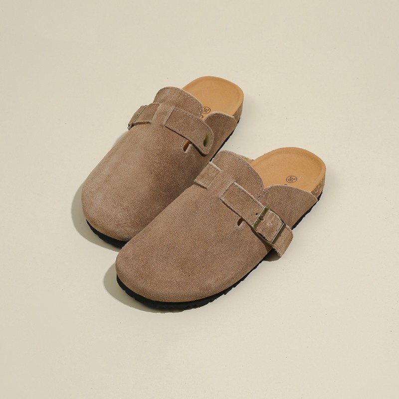 Dép Lười Đế Bằng Phong Cách Retro Mùa Xuân 2023 Mới Cho Phụ Nữ Mang Thai