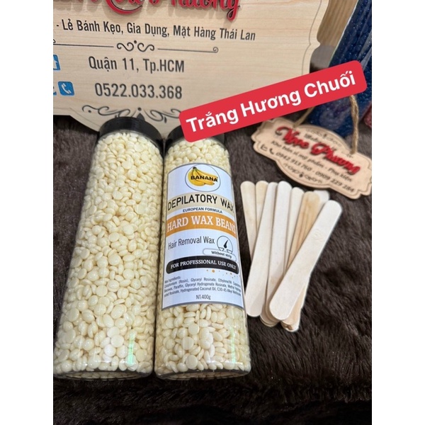 Chính Hãng Hũ sáp màu 400G Sáp wax lông Tặng kèm 10 que gỗ.