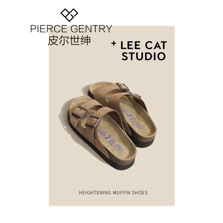 Dép Sandal Birkenstock Birkenstock Đế Phẳng Dày Dặn Phong Cách Retro Mùa Xuân 2023 Cho Nữ