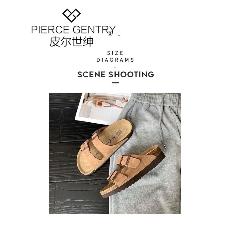 Dép Sandal Birkenstock Birkenstock Đế Phẳng Dày Dặn Phong Cách Retro Mùa Xuân 2023 Cho Nữ