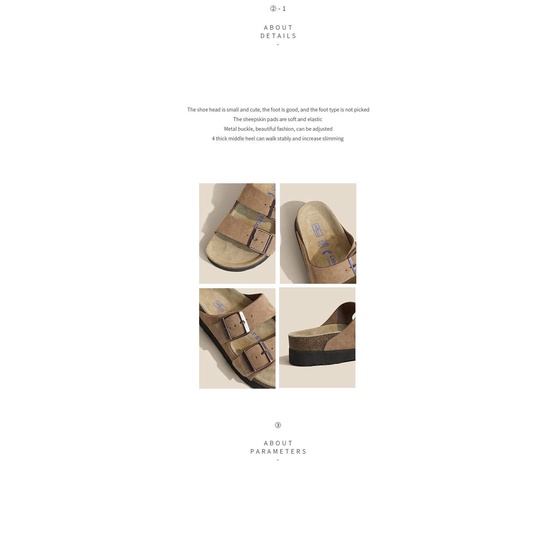Dép Sandal Birkenstock Birkenstock Đế Phẳng Dày Dặn Phong Cách Retro Mùa Xuân 2023 Cho Nữ