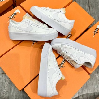 Giày Blazer Platform trắng full cổ thấp mới, giày blazer 77 low full white cao cấp