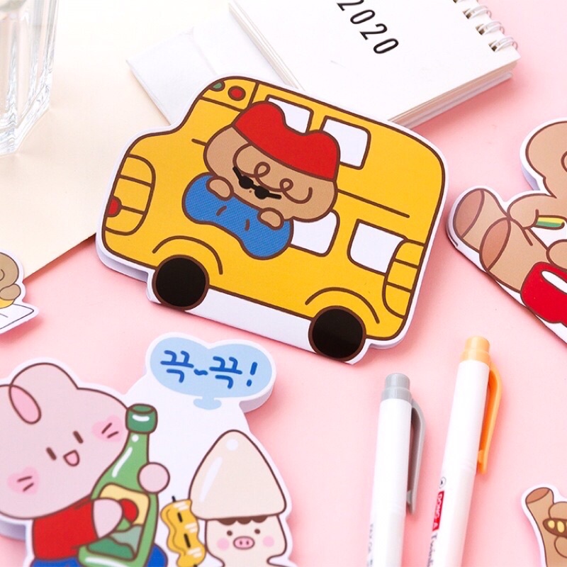 Set hình dán sticker trang trí hoạt hình dễ thương nhiều mẫu