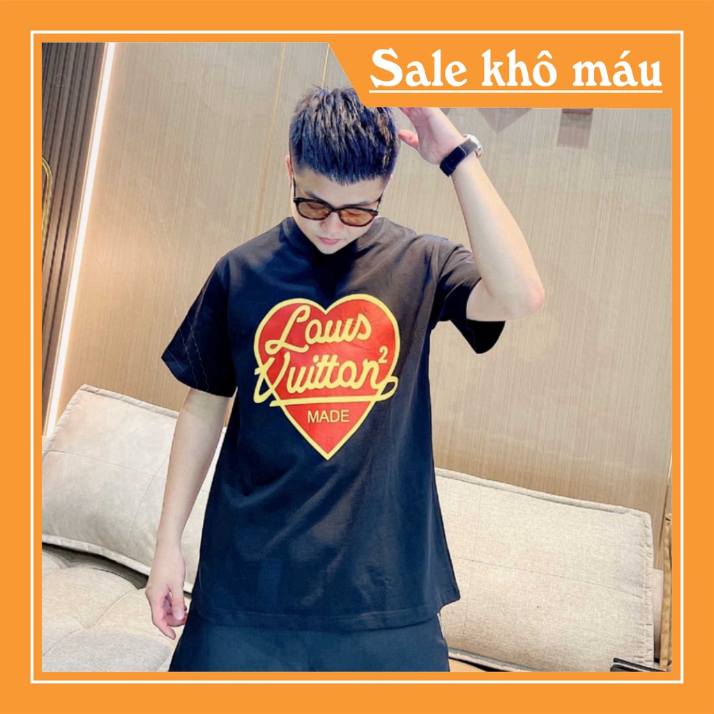 Áo thun nam nữ LV trái tim cổ tròn chất liệu cotton mền mại, Áo thun nam nữ chất cotton co dãn 4 chiều Rẻ nhất Shopee Ch | BigBuy360 - bigbuy360.vn