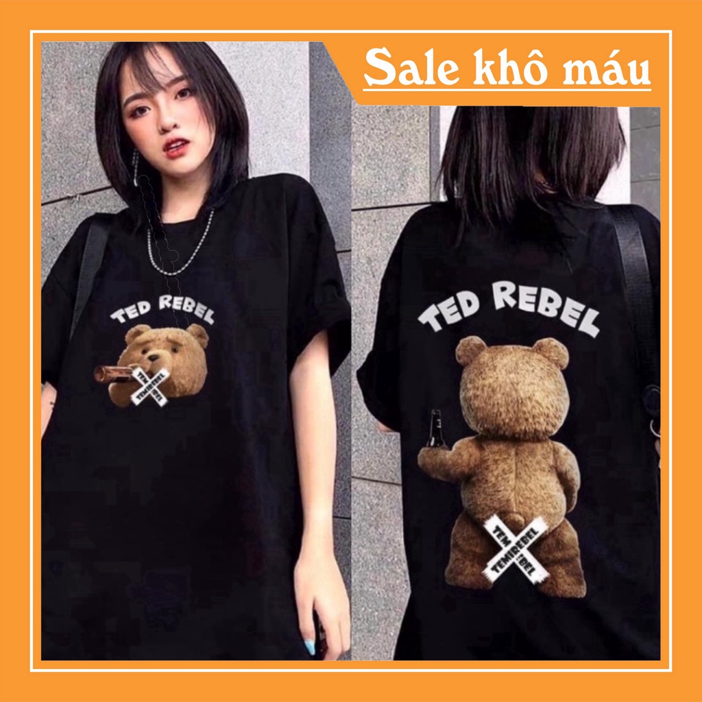 Áo phông gấu Ted Rebel Basic thun cotton nam nữ Rẻ nhất Shopee Chất | BigBuy360 - bigbuy360.vn