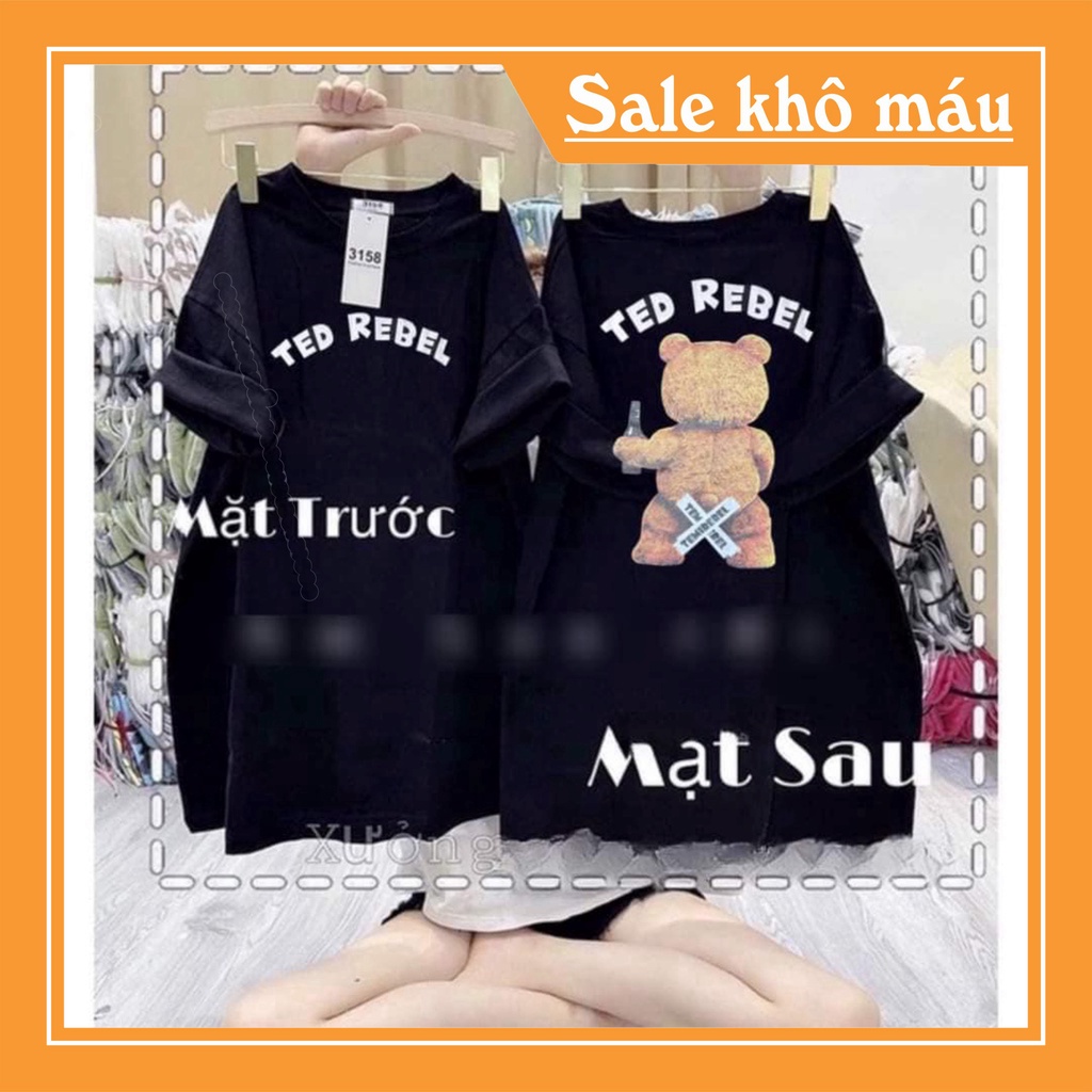 Áo phông gấu Ted Rebel Basic thun cotton nam nữ Rẻ nhất Shopee Chất | BigBuy360 - bigbuy360.vn
