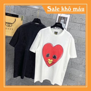Áo phông nam nữ drew trái tim siêu đẹp - áo thun cặp đôi nam nữ fom unisex chất đẹp rẻ nhất shopee chất