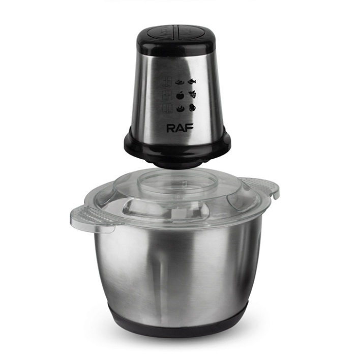 Máy xay thịt đa năng raf 1000W cối 3 lít lưỡi xay 4 cánh cao cấp