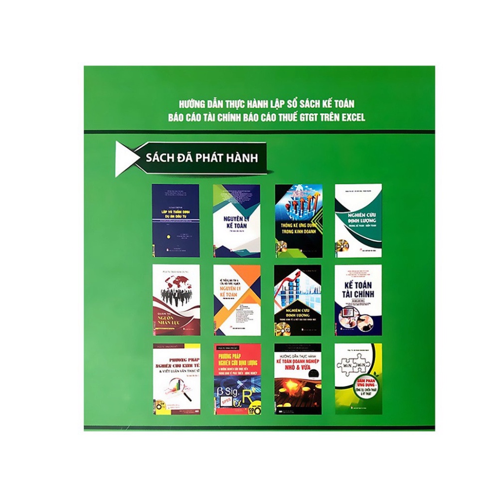 Sách - Hướng Dẫn Thực Hành Lập Sổ Sách Kế Toán, Báo Cáo Tài Chính Và Báo Cáo Thuế GTGT Trên Excel