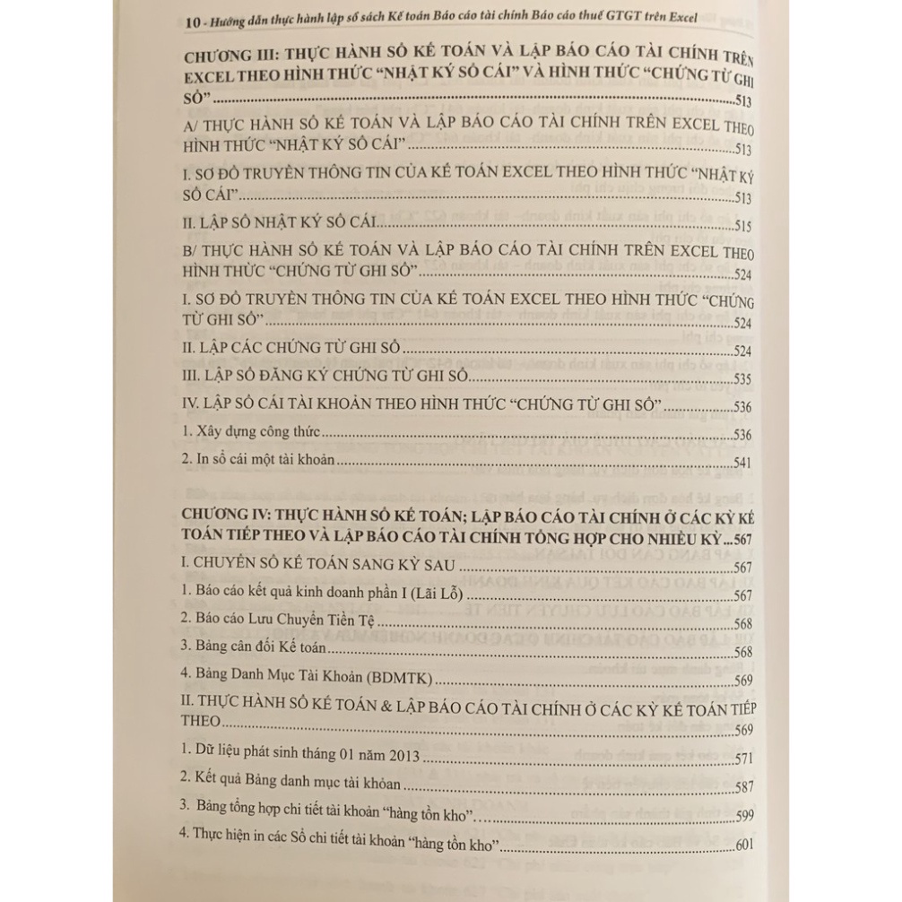 Sách - Hướng Dẫn Thực Hành Lập Sổ Sách Kế Toán, Báo Cáo Tài Chính Và Báo Cáo Thuế GTGT Trên Excel