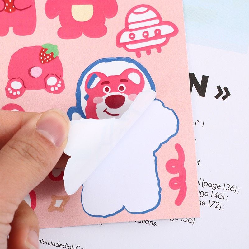 Hình Dán Gấu Hoạt Hình Dễ Thương - BCorner