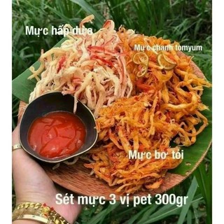 Khô Mực Sợi Mix 3 Vị 300gr