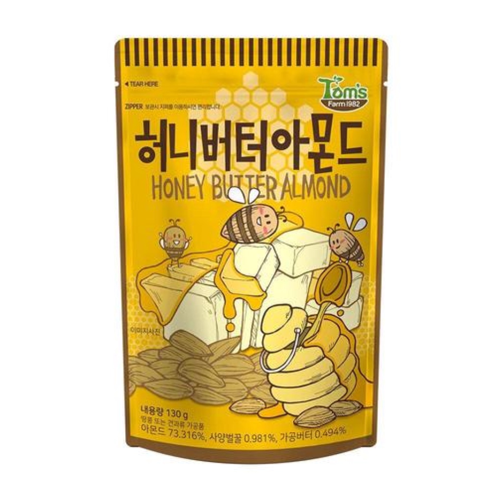 Hạnh Nhân Tẩm Bơ Mật Ong, Honey Butter Almond  - HBAF