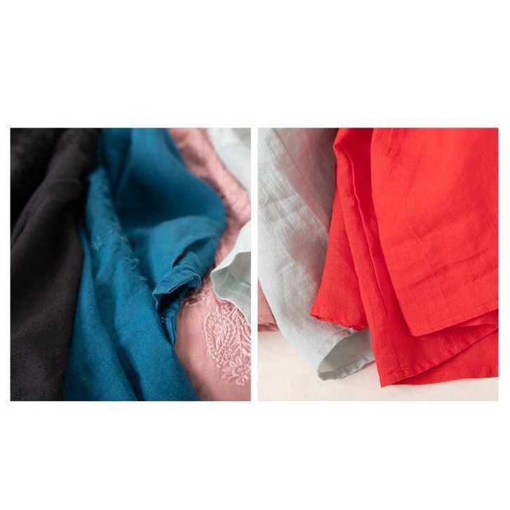 Áo Lanh trung niên nữ, mẫu áo thêu 5 màu cho mẹ, xuất xứ Quảng Châu #A02