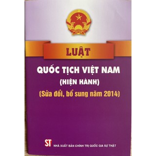 Sách Luật Quốc Tịch Việt Nam