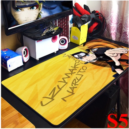 Miếng lót chuột Anime Naruto cỡ lớn 80x30, dày 03cm