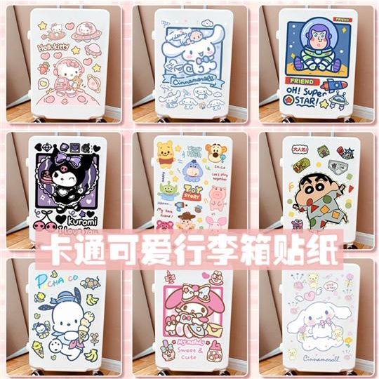 Nhãn Dán Hành Lý Hình Chú Chó Cinnamon Toy Story Chống Nước Lớn