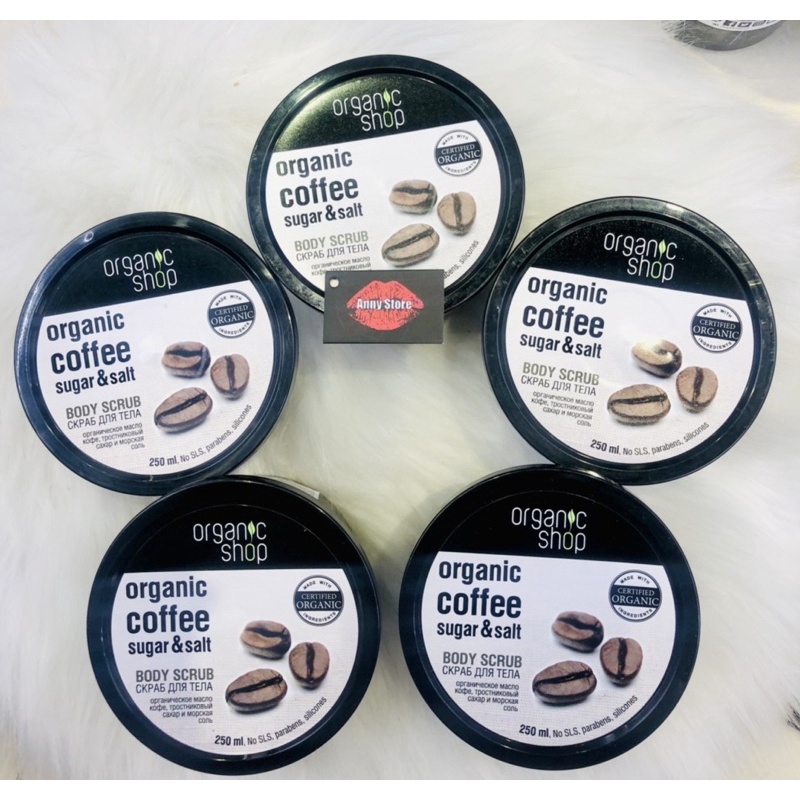 Tẩy Da Chết Toàn Thân Organic Shop Organic Coffee &amp; Sugar Body Scrub