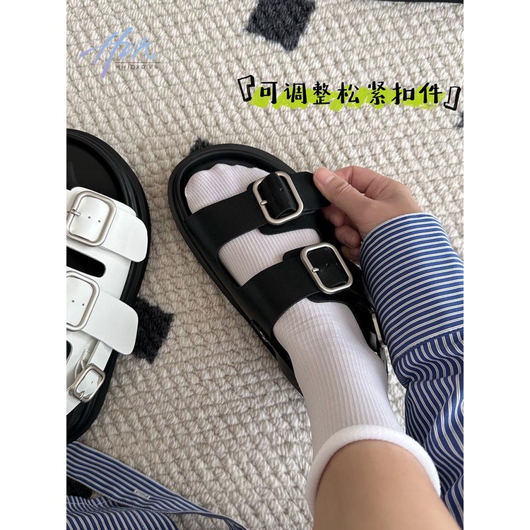 Sandal Birkenstock 2023 Hở Ngón Đế Bằng Chống Trượt Phong Cách Thời Trang Roman Dành Cho Nữ