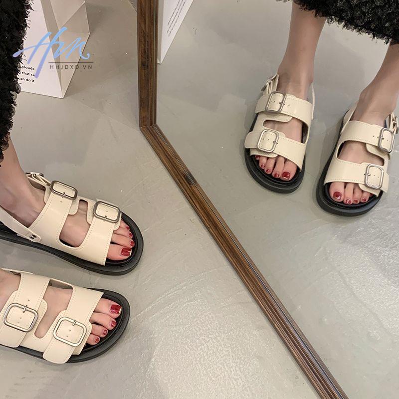 Sandal Birkenstock 2023 Hở Ngón Đế Bằng Chống Trượt Phong Cách Thời Trang Roman Dành Cho Nữ