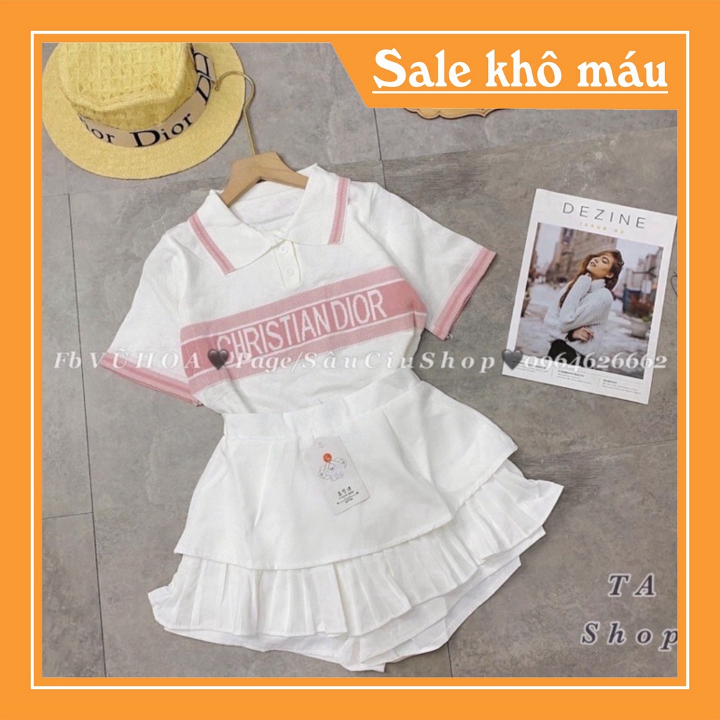 Áo len cổ bẻ in chữ dáng vừa ngắn tay, Áo kiểu cổ viền vải len co giãn Rẻ nhất Shopee Chất | BigBuy360 - bigbuy360.vn