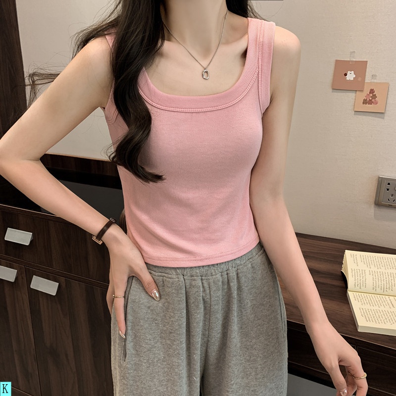 Áo Thun Cotton Dệt Kim Tay Ngắn Phong Cách Âu Mỹ Thời Trang Mùa Hè Hàng Mới 2023 Dành Cho Bạn Nữ
