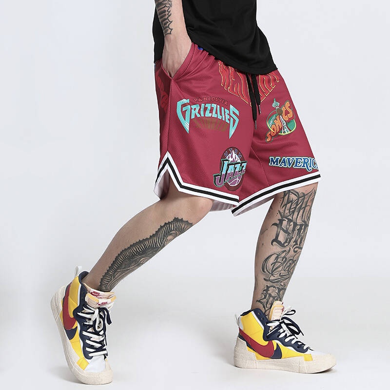 Quần Short Thể Thao Bóng Rổ Dáng Rộng Phong Cách Hip Hop Thời Trang Mùa Hè Cho Nam Và Nữ