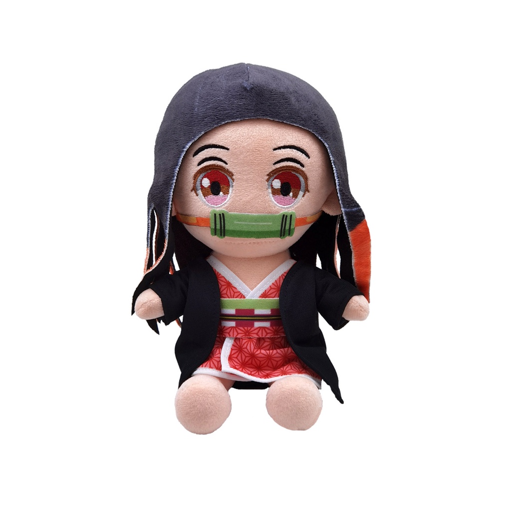 Búp Bê Nhồi Bông Hình Nhân Vật Kimetsu No Yaiba Kamado Tanjirou Tomioka Giyuu Agatsuma Zenitsu Douma Sabito 20cm