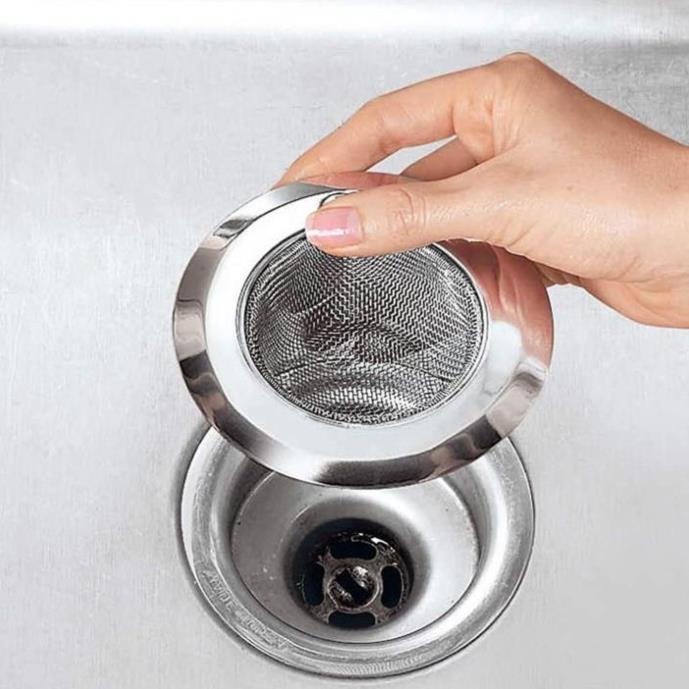 Dụng cụ lọc rác bồn rửa chén inox loại đẹp ( inox) -Cleanhomestore