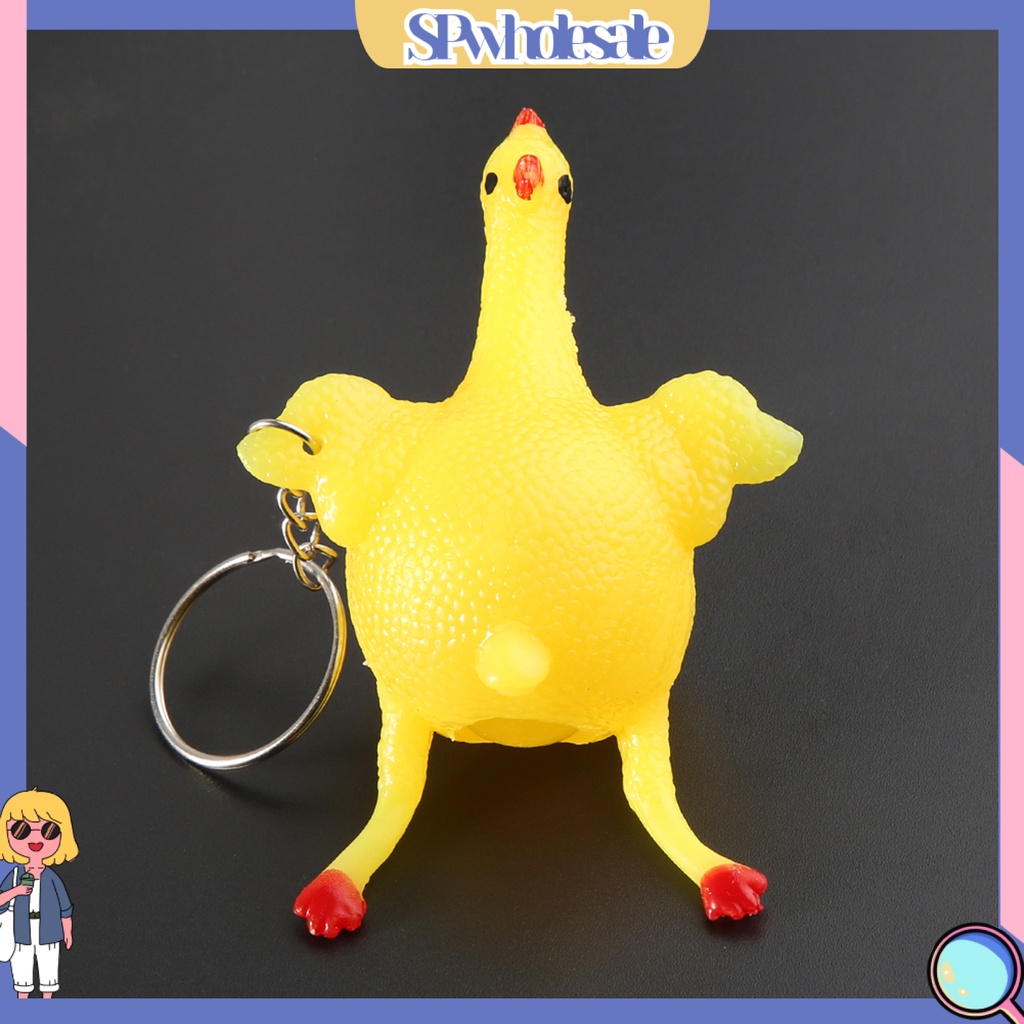 {SPwholesale} Móc Khóa Hình Gà Con Màu Vàng Dùng Làm Quà Tặng