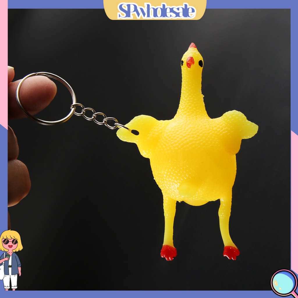 {SPwholesale} Móc Khóa Hình Gà Con Màu Vàng Dùng Làm Quà Tặng
