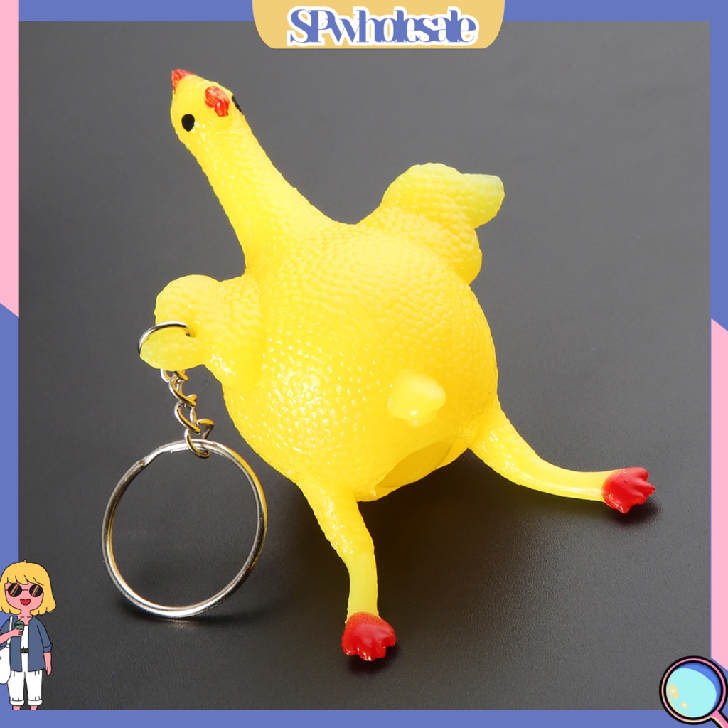 {SPwholesale} Móc Khóa Hình Gà Con Màu Vàng Dùng Làm Quà Tặng