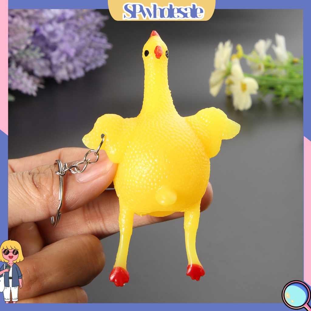 {SPwholesale} Móc Khóa Hình Gà Con Màu Vàng Dùng Làm Quà Tặng