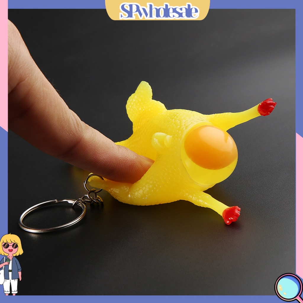 {SPwholesale} Móc Khóa Hình Gà Con Màu Vàng Dùng Làm Quà Tặng